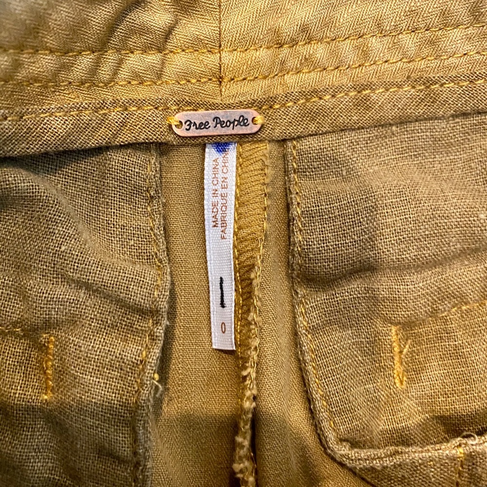 FREE PEOPLE Liberty Pleated High Waist Wide Leg - Picture 5 of 7